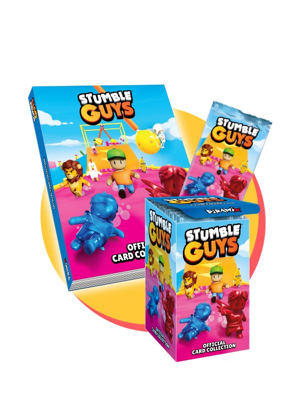 Stumble Guys Official Card Collection 1 Raccoglitore + 1 Display Box da 20  bustine - Shop.Diramix